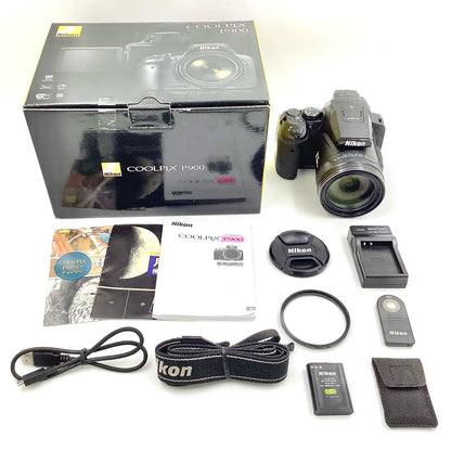 【全額返金保証】【最速発送】Nikon コンパクトデジタルカメラ COOLPIX P900 美品 動作確認済