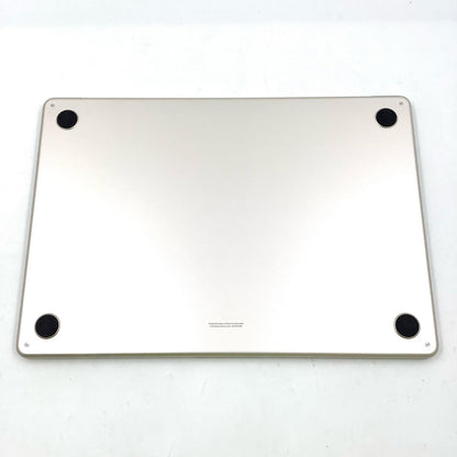 【全額返金保証】【最速発送】Apple MacBook Air 15.3インチ 2023 Apple M2 16GB SSD 512GB スターライト 100% 美品 動作確認済