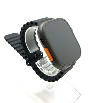 【全額返金保証】【最速発送】Apple Watch Ultra 第2世代 チタニウム 49mm GPS+Cellular 白ロム 100% 超美品 動作確認済