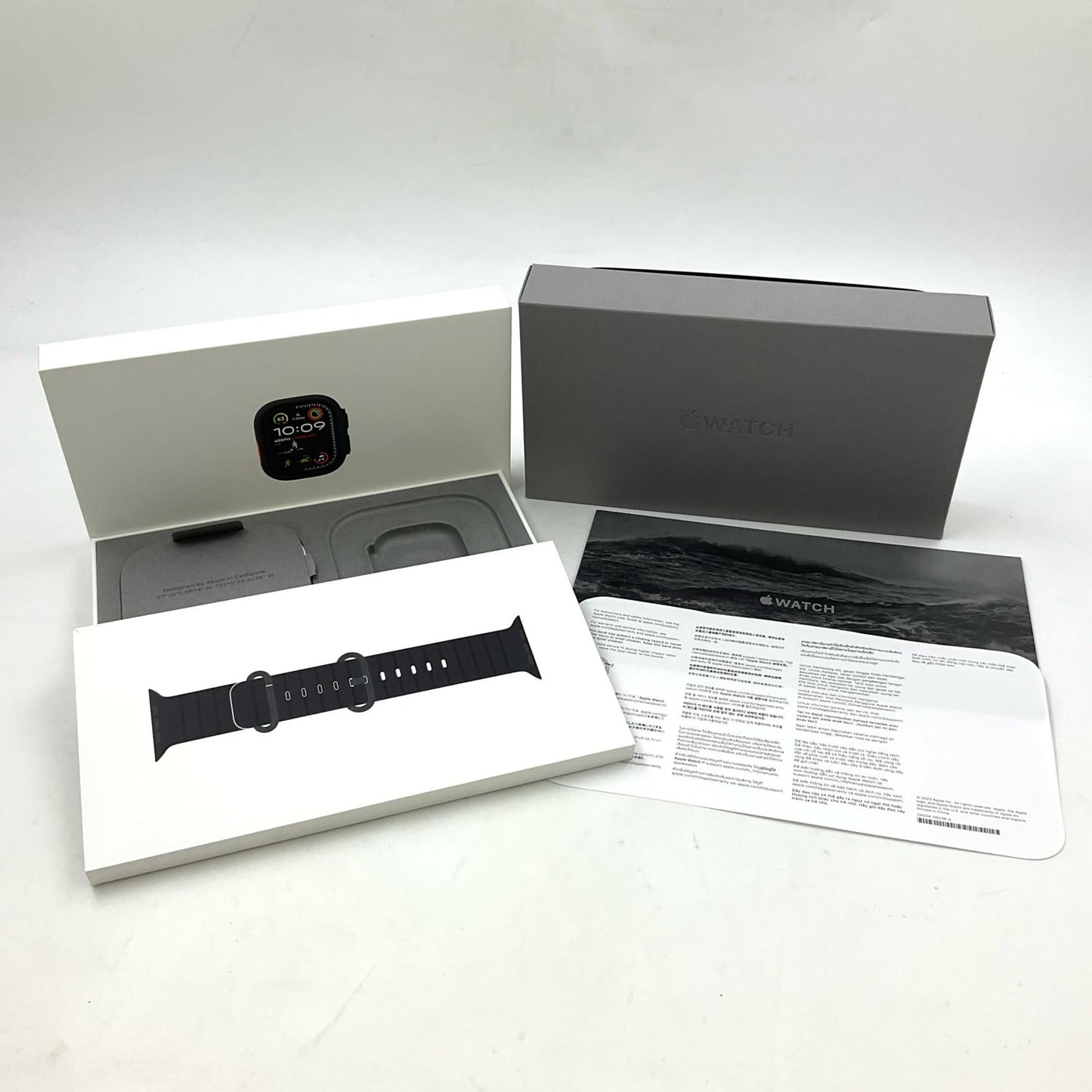 【全額返金保証】【最速発送】Apple Watch Ultra 第2世代 チタニウム 49mm GPS+Cellular 白ロム 100% 超美品 動作確認済