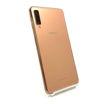 【最速発送】SAMSUNG Galaxy A7 64GB ゴールド 楽天モバイル SIMフリー SM-A750C 白ロム【難有】