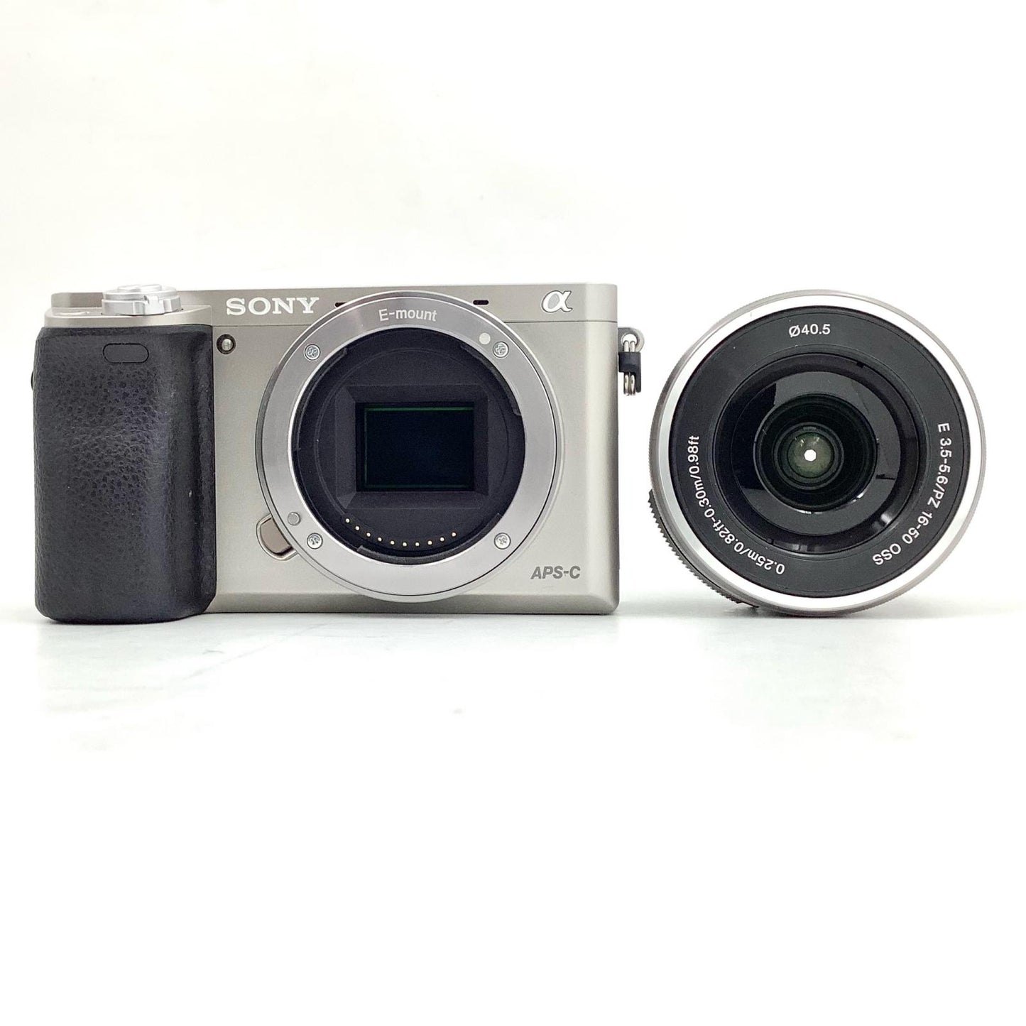 【全額返金保証】【最速発送】Sony デジタル一眼 α6000 ILCE-6000L パワーズームレンズキット [シルバー] 美品 動作確認済