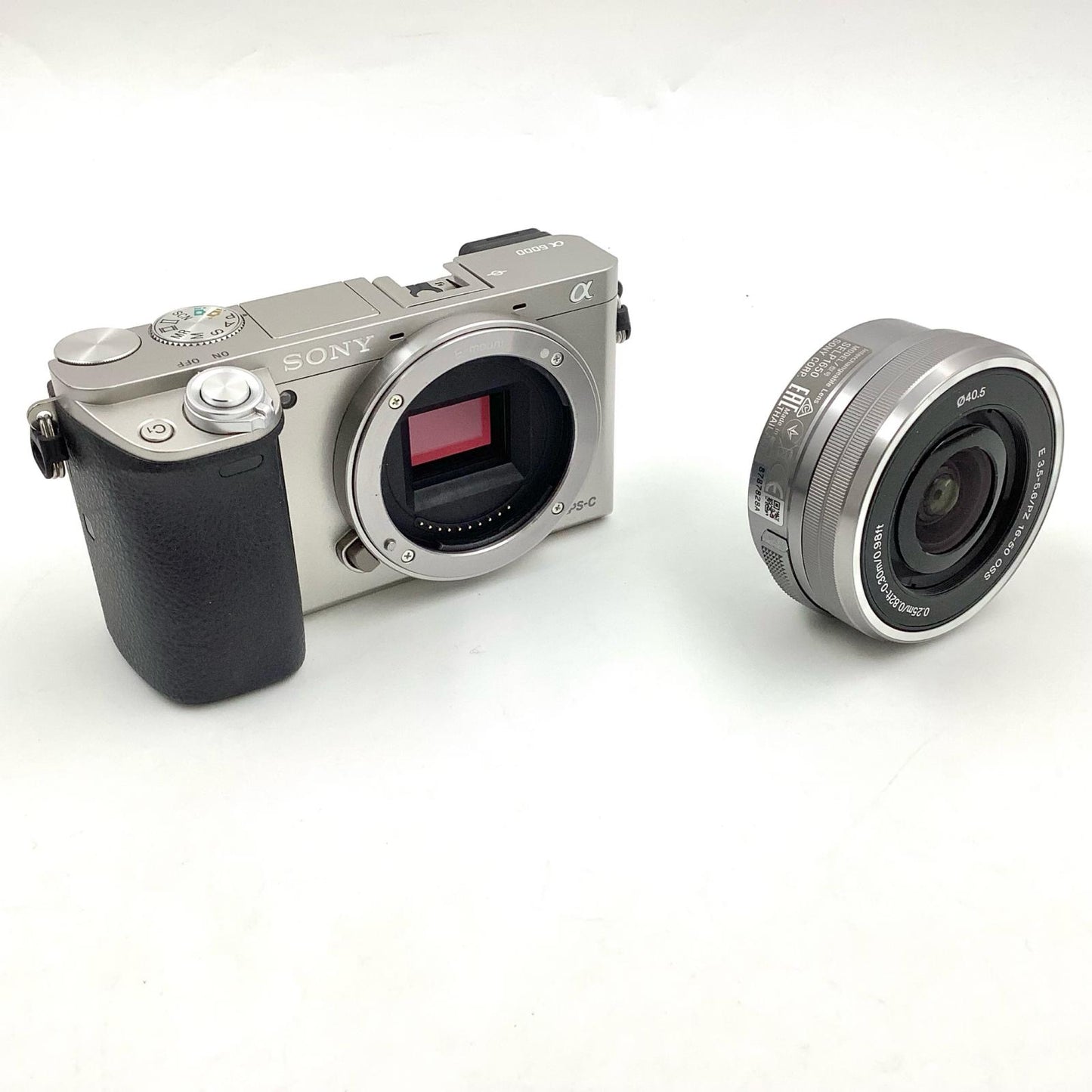 【全額返金保証】【最速発送】Sony デジタル一眼 α6000 ILCE-6000L パワーズームレンズキット [シルバー] 美品 動作確認済