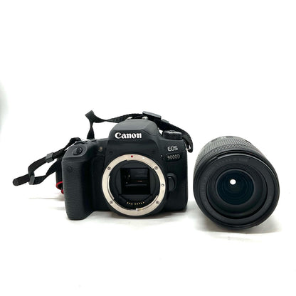 【全額返金保証】【最速発送】Canon デジタル一眼 EOS 9000D EF-S18-135 IS USM レンズキット ブラック 美品 動作確認済