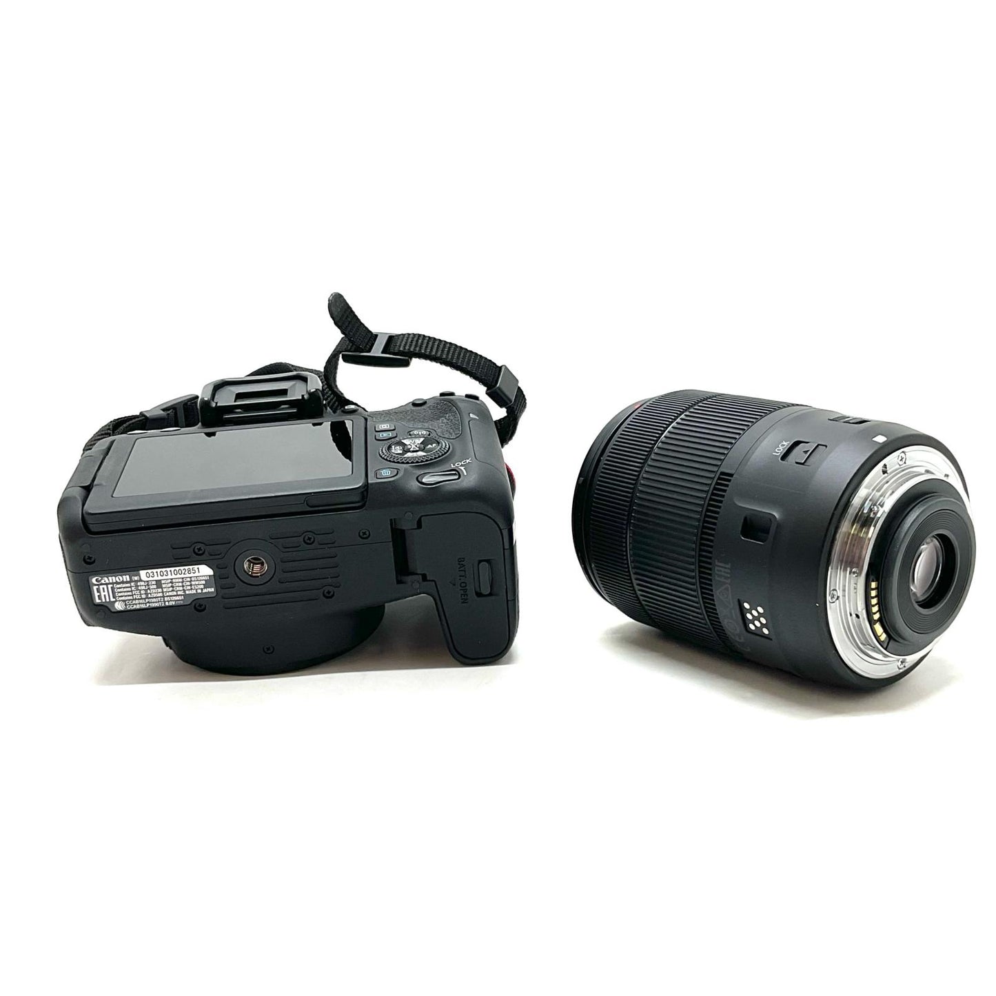 【全額返金保証】【最速発送】Canon デジタル一眼 EOS 9000D EF-S18-135 IS USM レンズキット ブラック 美品 動作確認済