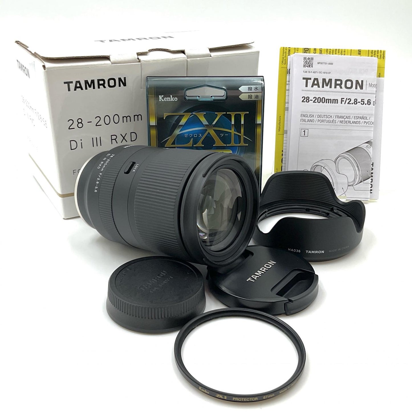 【全額返金保証】【最速発送】TAMRON 28-200mm F/2.8-5.6 Di III RXD (Model A071) 美品 動作確認済