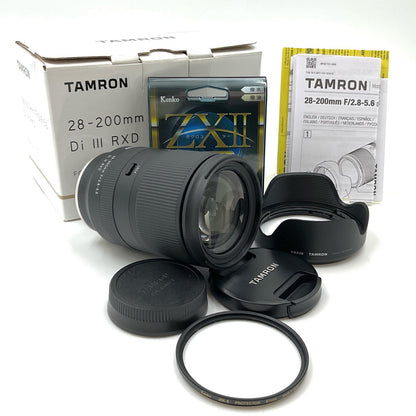【全額返金保証】【最速発送】TAMRON 28-200mm F/2.8-5.6 Di III RXD (Model A071) 美品 動作確認済