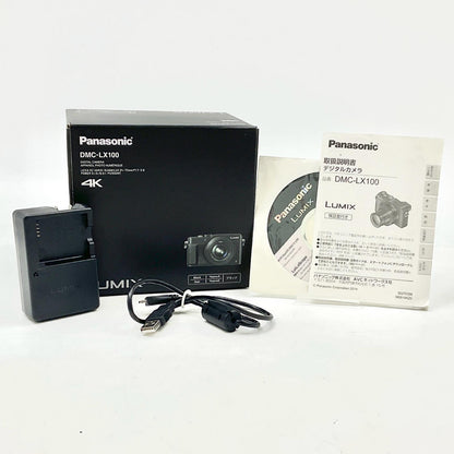 【全額返金保証】【最速発送】Panasonic コンパクトデジタルカメラ LUMIX DMC-LX100-K [ブラック] 動作確認済