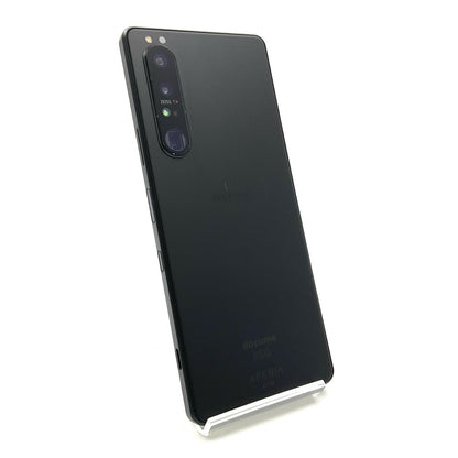【全額返金保証】【最速発送】Sony Xperia 1 III 256GB フロストブラック docomo SO-51B 白ロム 動作確認済