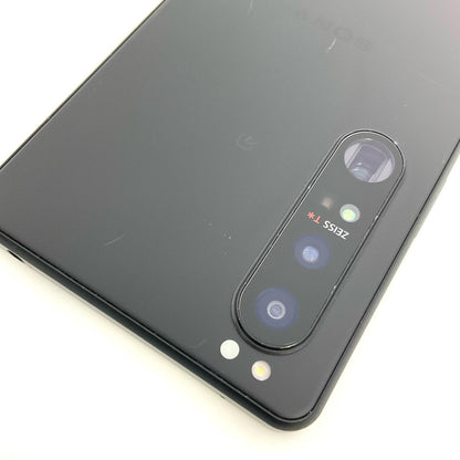 【全額返金保証】【最速発送】Sony Xperia 1 III 256GB フロストブラック docomo SO-51B 白ロム 動作確認済
