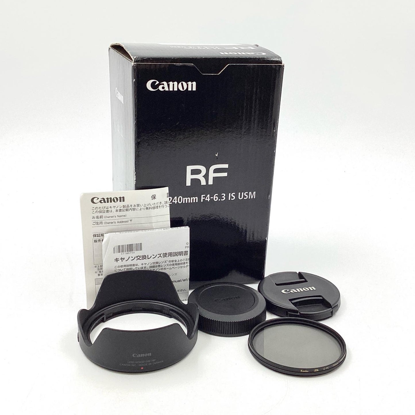 【全額返金保証】【最速発送】Canon RF24-240mm F4-6.3 IS USM 動作確認済