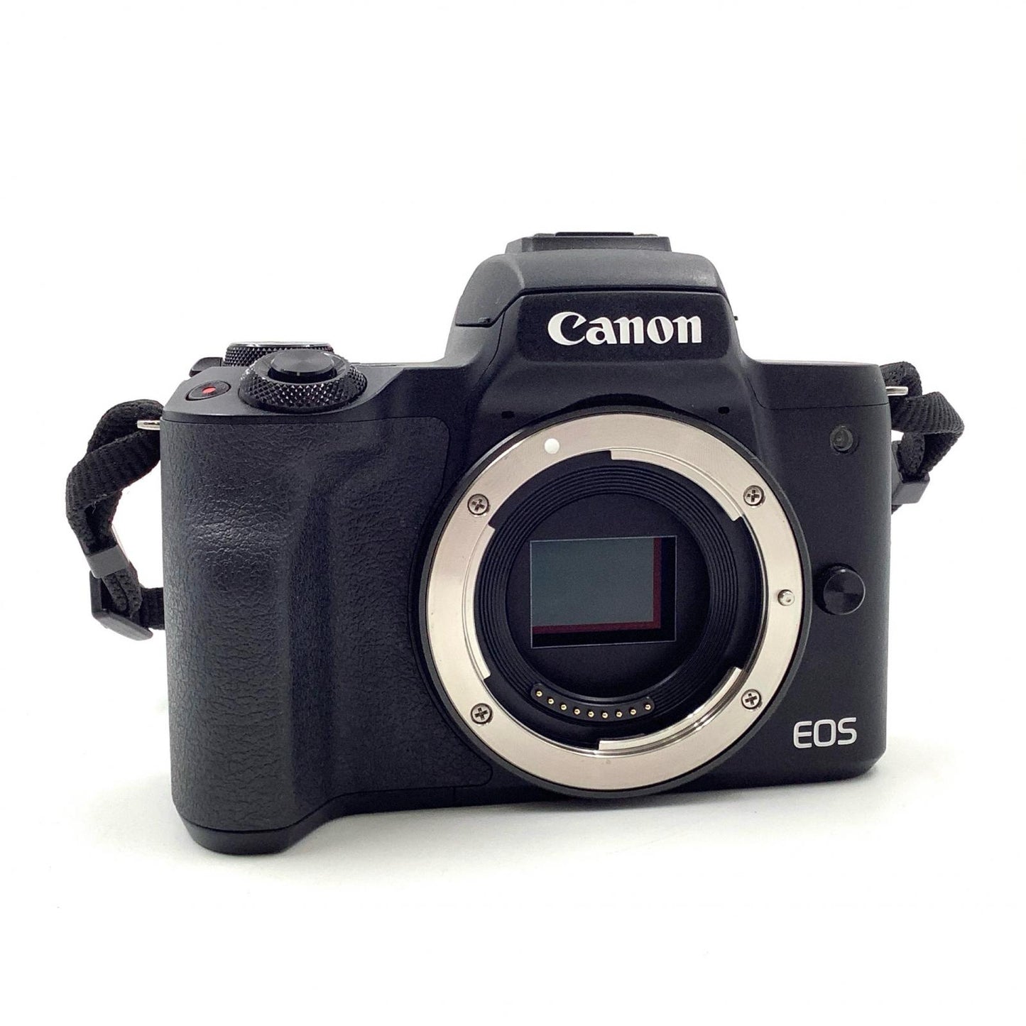 【全額返金保証】【最速発送】Canon デジタル一眼 EOS Kiss M EF-M15-45 IS STM レンズキット ブラック 動作確認済