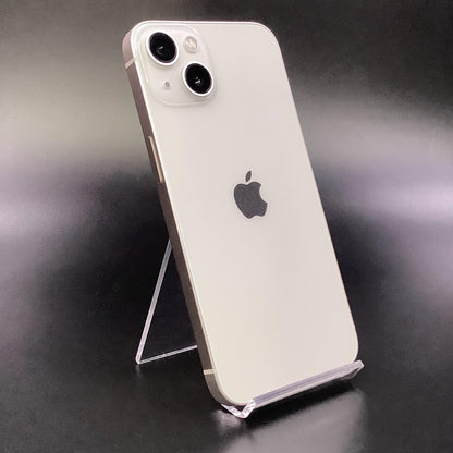 【全額返金保証】【最速発送】Apple iPhone iPhone 13 128GB スターライト SIMフリー 白ロム 動作確認済 85%