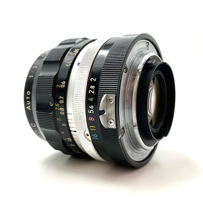 【全額返金保証】【最速発送】Nikon 非Ai NIKKOR-O・C Auto 35mm f2 動作確認済