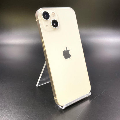 【全額返金保証】【最速発送】Apple iPhone iPhone 13 128GB スターライト 楽天モバイル 白ロム 美品 動作確認済 86%