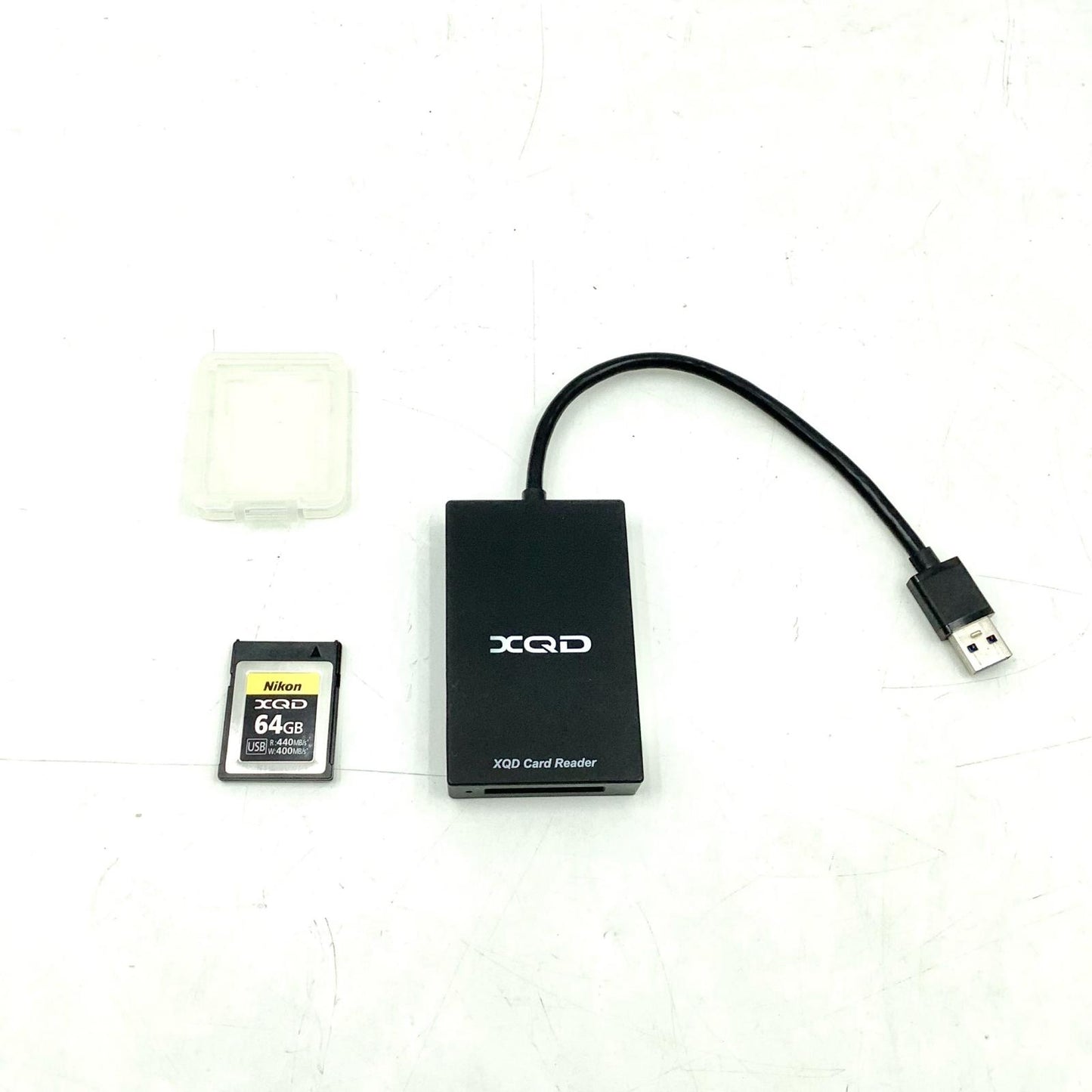 【全額返金保証】【最速発送】Nikon XQD 64GB ／ カードリーダー 美品 動作確認済