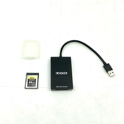 【全額返金保証】【最速発送】Nikon XQD 64GB ／ カードリーダー 美品 動作確認済