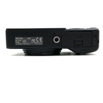 【全額返金保証】【最速発送】RICOH コンパクトデジタルカメラ GR II 美品 動作確認済