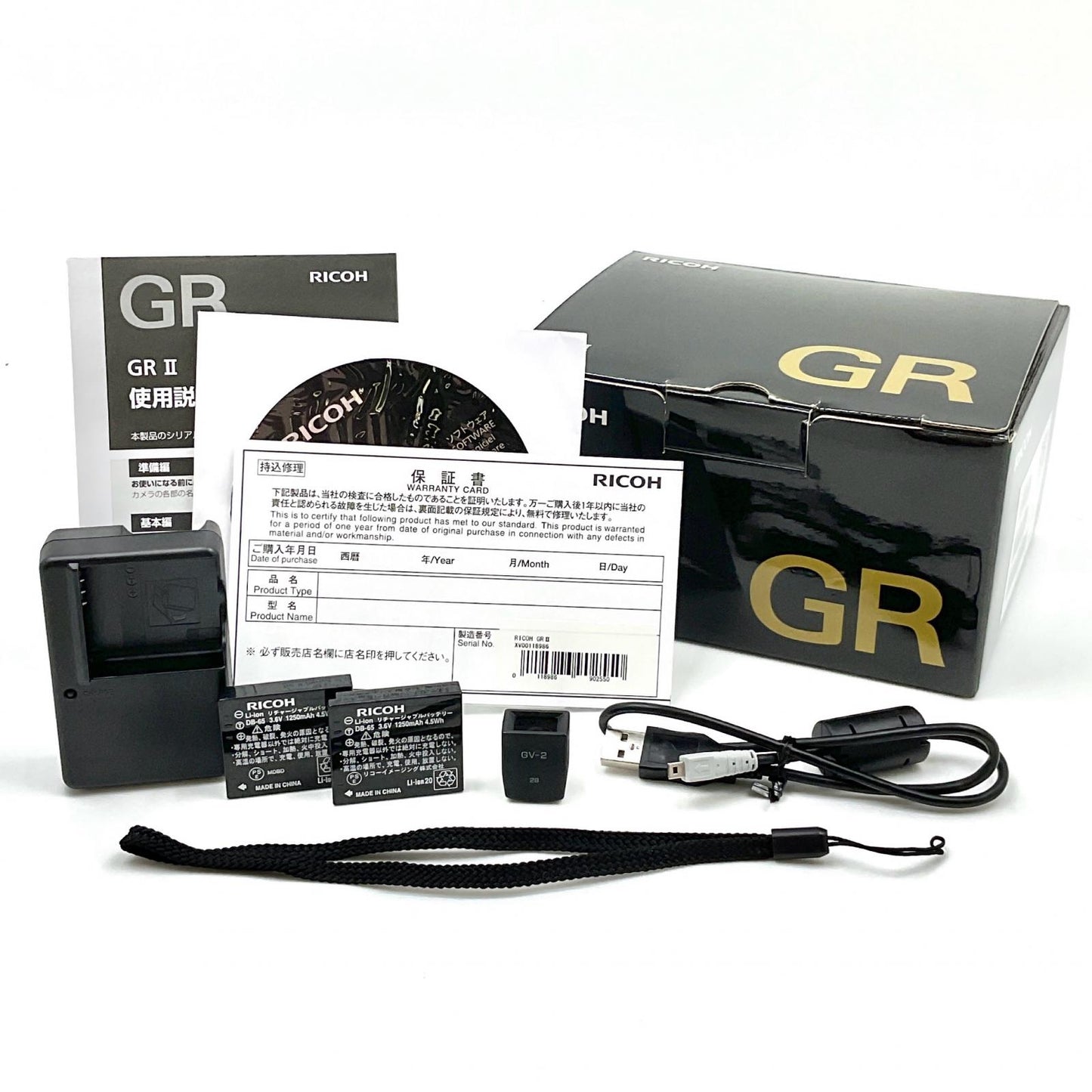 【全額返金保証】【最速発送】RICOH コンパクトデジタルカメラ GR II 美品 動作確認済