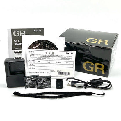 【全額返金保証】【最速発送】RICOH コンパクトデジタルカメラ GR II 美品 動作確認済