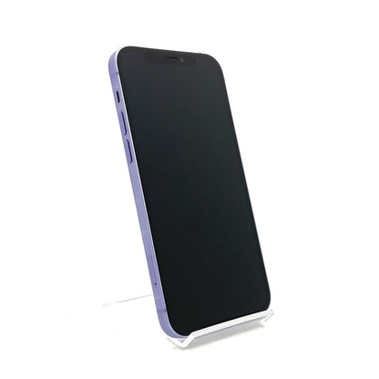 【全額返金保証】【最速発送】Apple iPhone iPhone 12 128GB パープル Softbank 白ロム 動作確認済 82%