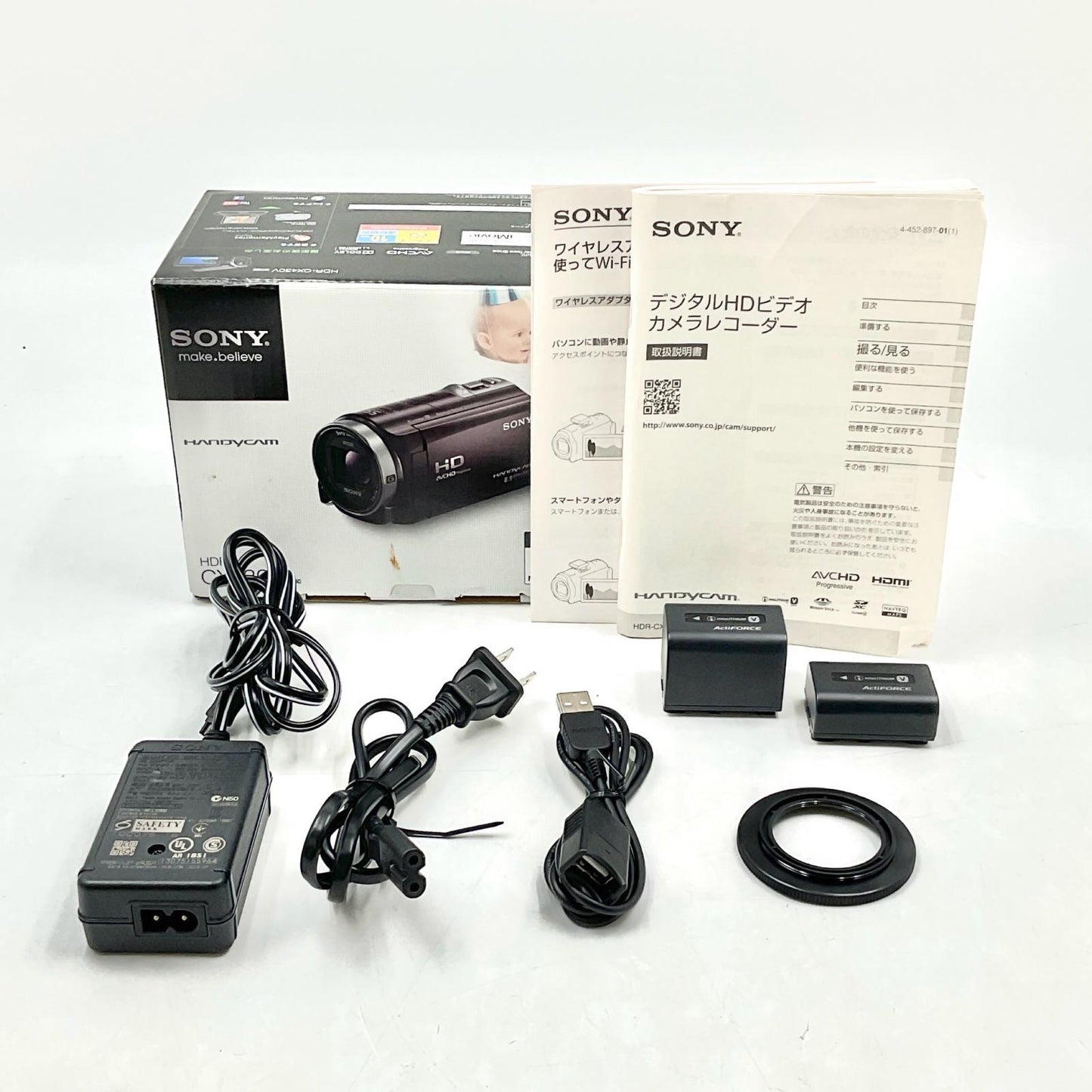 【全額返金保証】【最速発送】Sony HDR-CX430V 美品 動作確認済