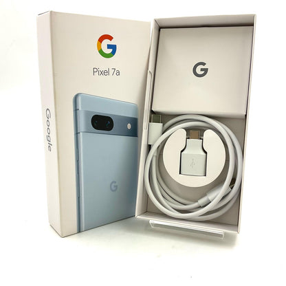 【全額返金保証】【最速発送】Google Pixel 7a 128GB Sea au G82U8 白ロム 動作確認済