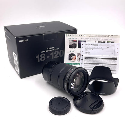 【全額返金保証】【最速発送】FUJIFILM フジノンレンズ XF18-120mm F4 LM PZ WR 美品 動作確認済