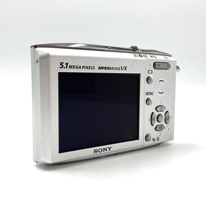 【全額返金保証】【最速発送】Sony コンパクトデジタルカメラ Cyber-shot DSC-T5 美品 動作確認済