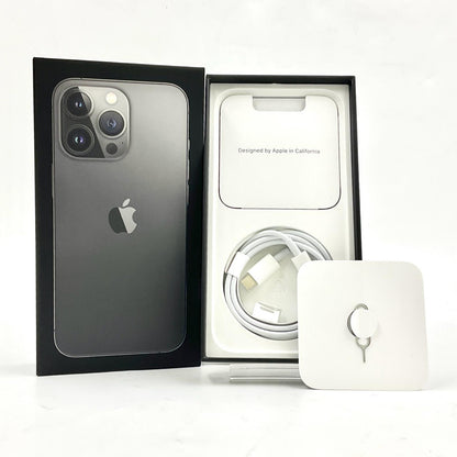 【全額返金保証】【最速発送】Apple iPhone iPhone 13 Pro 256GB グラファイト Softbank 動作確認済 77%
