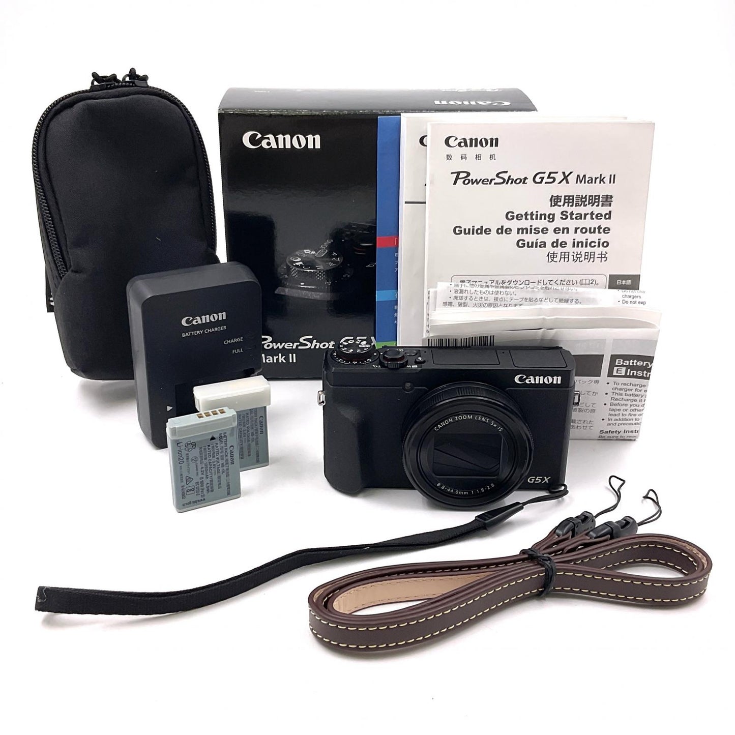 【全額返金保証】【最速発送】Canon コンパクトデジタルカメラ PowerShot G5 X Mark II 超美品 動作確認済