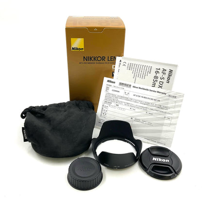 【全額返金保証】【最速発送】Nikon AF-S DX NIKKOR 16-85mm f/3.5-5.6G ED VR 美品 動作確認済