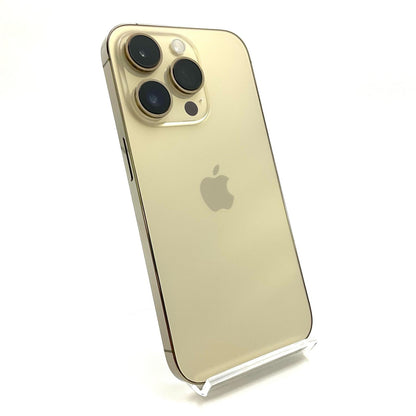 【全額返金保証】【最速発送】Apple iPhone iPhone 14 Pro 128GB ゴールド docomo 動作確認済 86%