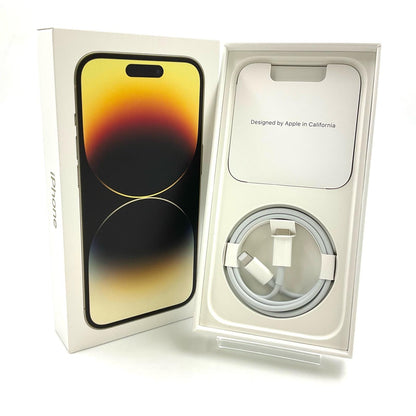 【全額返金保証】【最速発送】Apple iPhone iPhone 14 Pro 128GB ゴールド docomo 動作確認済 86%