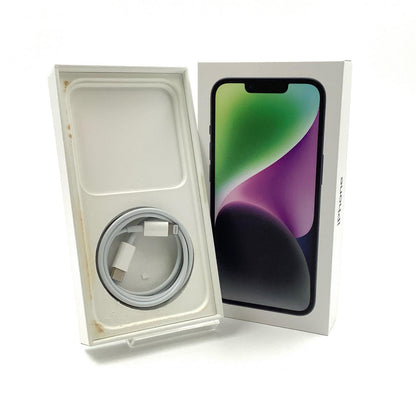 【全額返金保証】【最速発送】Apple iPhone iPhone 14 256GB ミッドナイト docomo 白ロム 動作確認済 86%