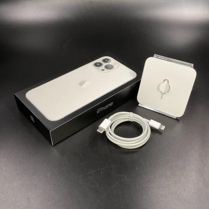 【全額返金保証】【最速発送】Apple iPhone iPhone 13 Pro Max 256GB シルバー SIMフリー 動作確認済 79%
