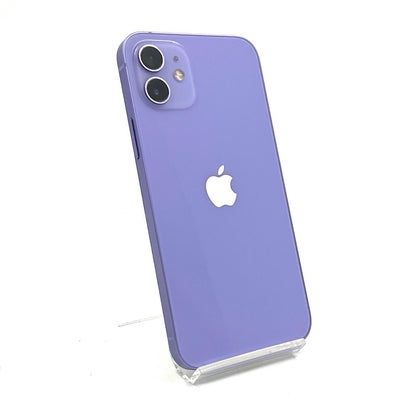 【全額返金保証】【最速発送】Apple iPhone iPhone 12 128GB パープル au 白ロム 動作確認済 81%