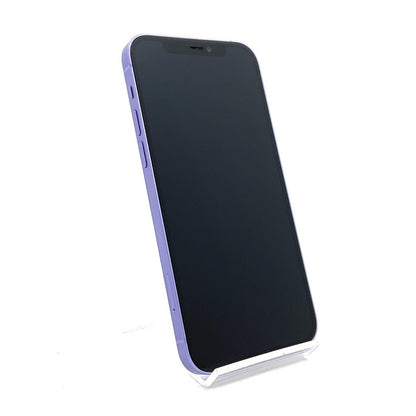 【全額返金保証】【最速発送】Apple iPhone iPhone 12 128GB パープル au 白ロム 動作確認済 81%