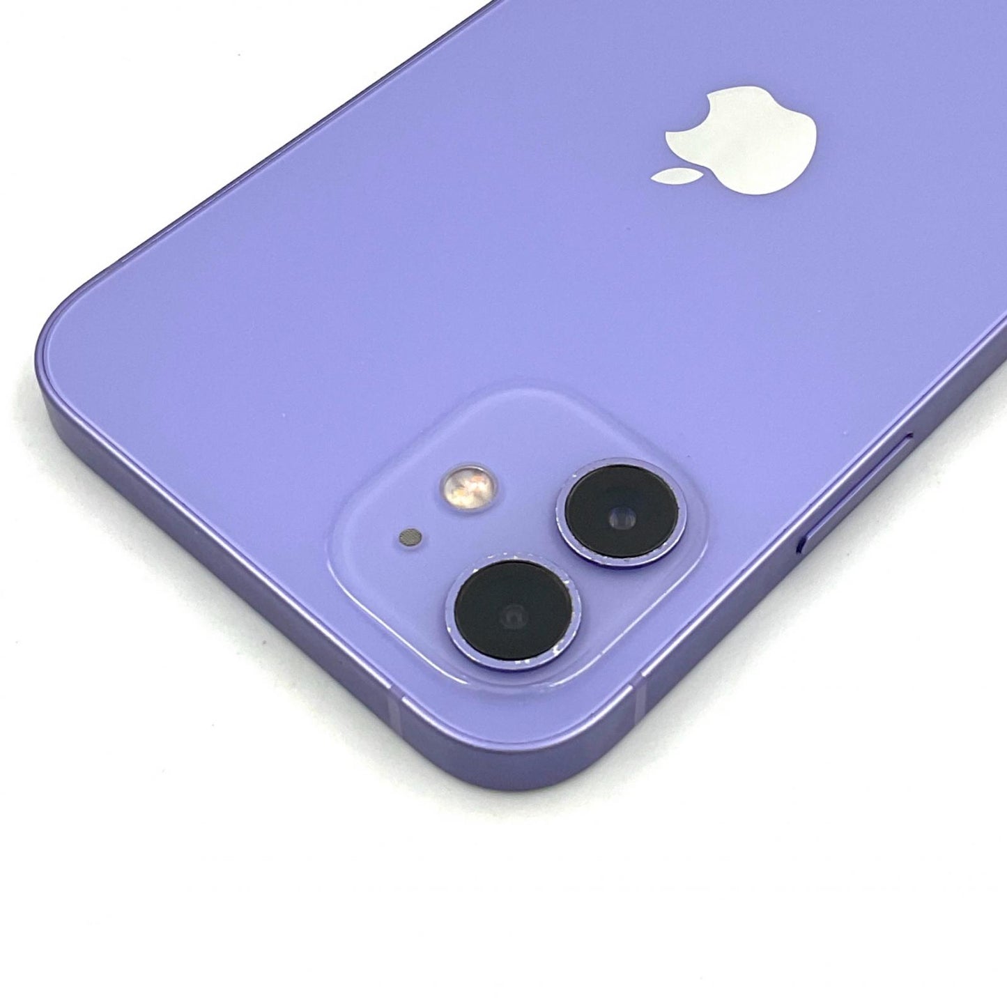 【全額返金保証】【最速発送】Apple iPhone iPhone 12 128GB パープル au 白ロム 動作確認済 81%