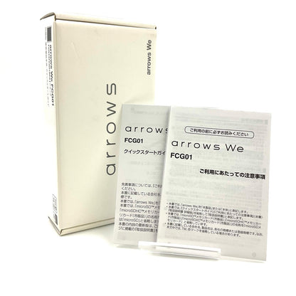 【全額返金保証】【最速発送】富士通 arrows We 64GB ブラック au FCG01 白ロム 動作確認済