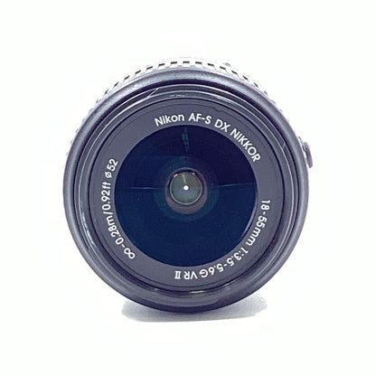 【全額返金保証】【最速発送】Nikon AF-S DX NIKKOR 18-55mm f/3.5-5.6G VR II 動作確認済