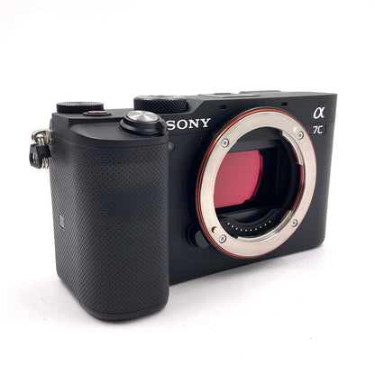 【全額返金保証】【最速発送】Sony デジタル一眼 α7C ILCE-7C ボディ [ブラック] 美品 動作確認済
