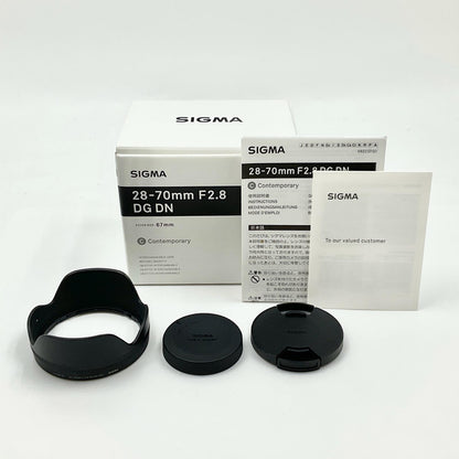 【全額返金保証】【最速発送】SIGMA 28-70mm F2.8 DG DN [ソニーE用] 美品 動作確認済