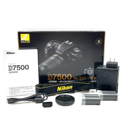 【全額返金保証】【最速発送】Nikon デジタル一眼 D7500 ボディ ブラック 超美品 動作確認済