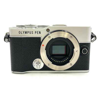 【全額返金保証】【最速発送】OLYMPUS デジタル一眼 PEN E-P7 ボディ シルバー 動作確認済