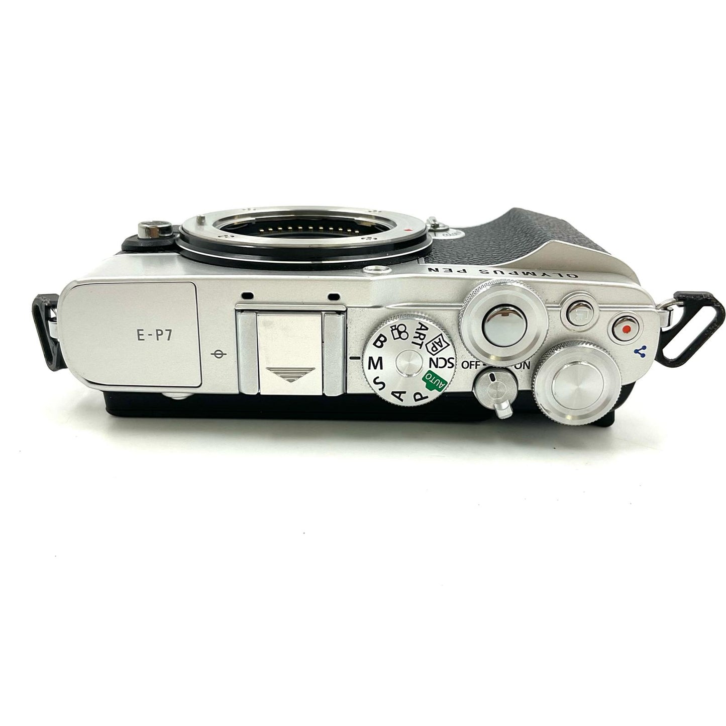 【全額返金保証】【最速発送】OLYMPUS デジタル一眼 PEN E-P7 ボディ シルバー 動作確認済