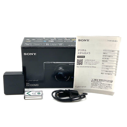 【全額返金保証】【最速発送】Sony コンパクトデジタルカメラ サイバーショット DSC-RX100M3 美品 動作確認済