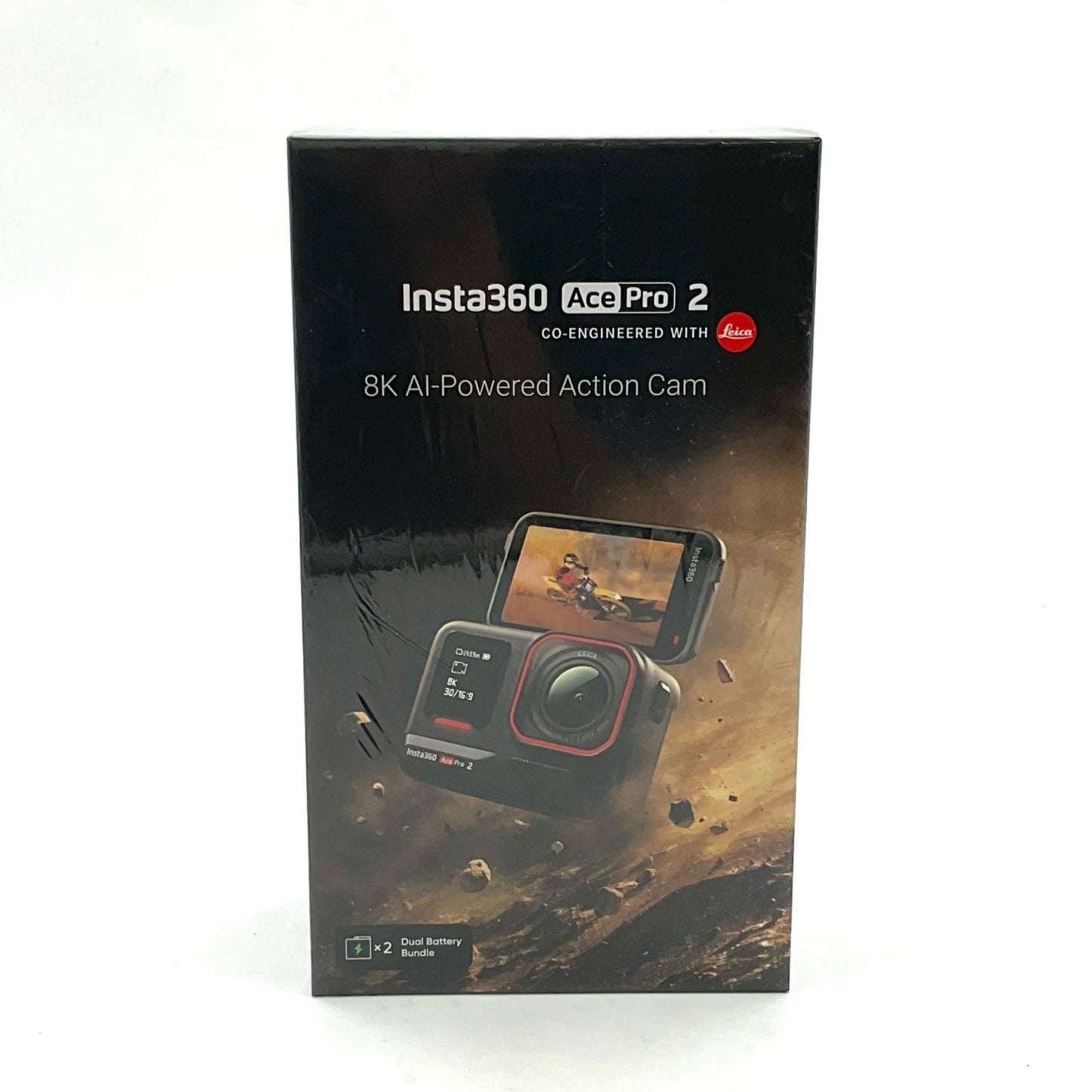 【全額返金保証】【最速発送】Insta360 Insta360 Ace Pro 2 デュアルバッテリーキット [ブラック] 新品未開封 即納OK