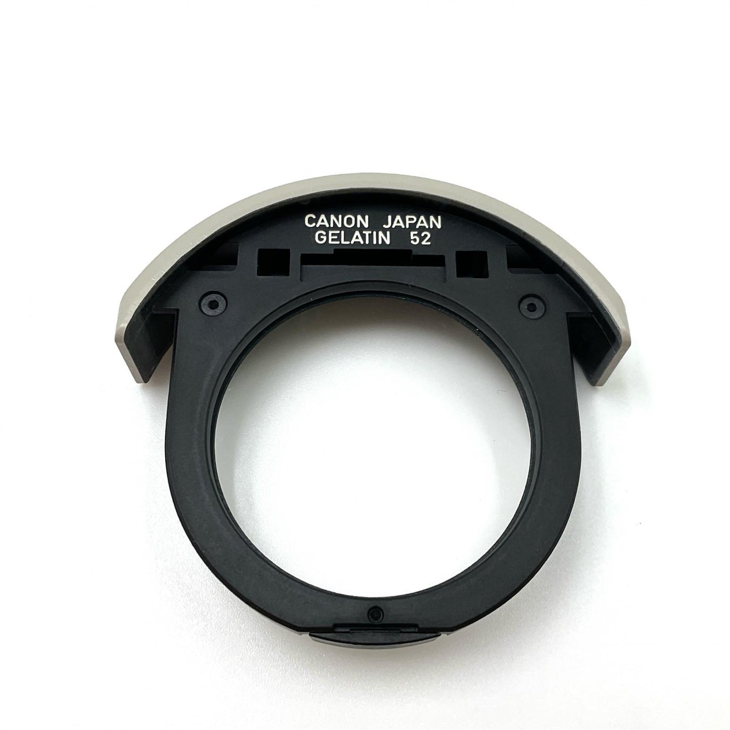 【全額返金保証】【最速発送】Canon GELATIN 52mm Drop-in Filter Holder 美品 動作確認済