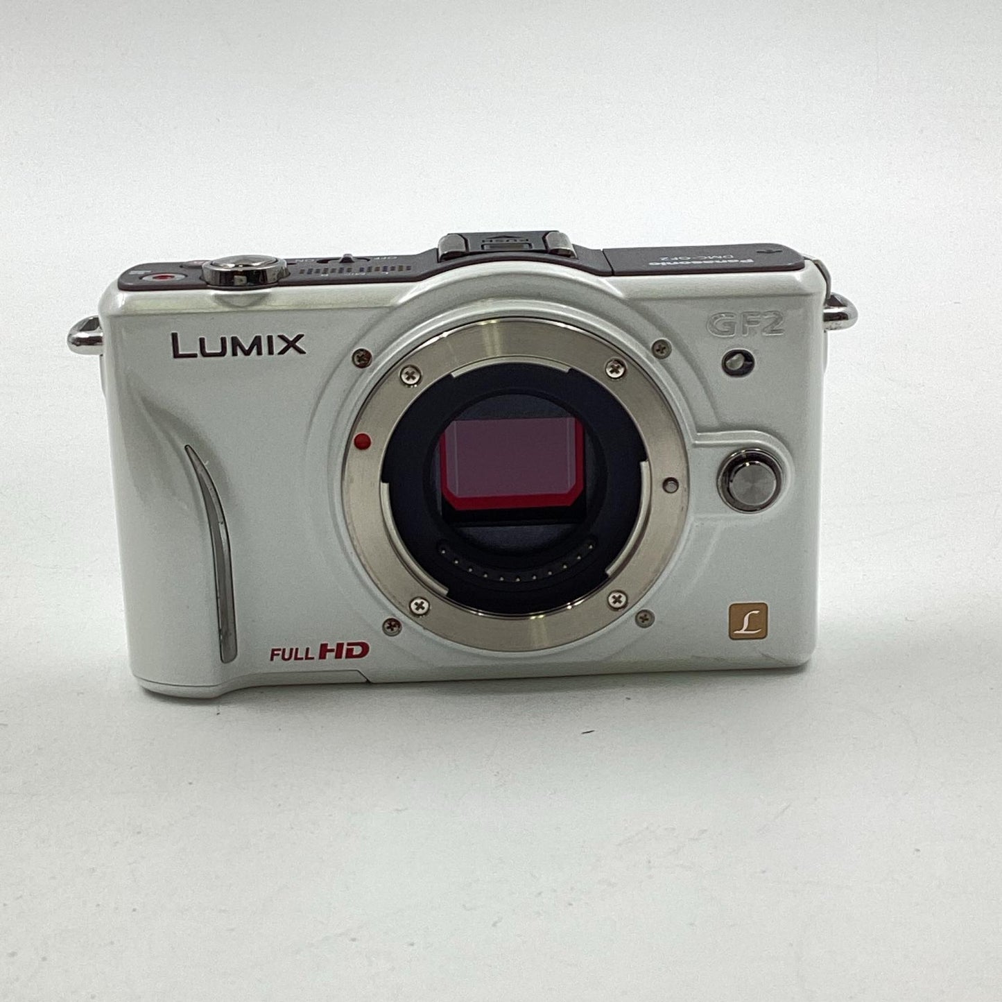 【最速発送】Panasonic デジタル一眼 LUMIX DMC-GF2 ボディ ホワイト【難有】